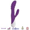 Picture of Diana 20x Rippled Silicone Rabbit Vibe- Purple
