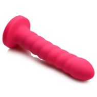 Picture of 21X Soft Swirl Silicone Rechargeable Vibrator with Control - Magenta