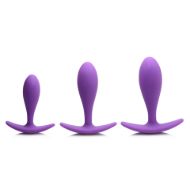 Picture of Rump Bumpers 3 Piece Silicone Anal Plug Set - Purple