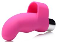 Picture of G-Thrill Silicone Finger Vibe - Magenta