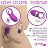 Picture of Love Loops 10X Silicone Cock Ring with Remote - Purple