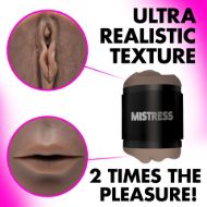 Picture of Double Shot Mouth and Pussy Stroker - Dark