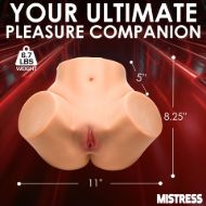 Picture of Squeezing and Vibrating Pussy and Ass Masturbator