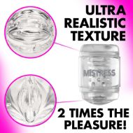 Picture of Double Shot Mouth and Pussy Stroker - Clear