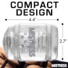 Picture of Double Shot Ass and Mouth Stroker - Clear