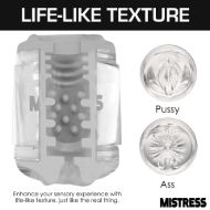 Picture of Double Shot Pussy and Ass Stroker - Clear