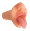 Picture of Mistress Courtney Vibrating Mouth Stroker- Flesh