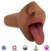 Picture of Mistress Mercedes Vibrating Mouth Stroker- Brown
