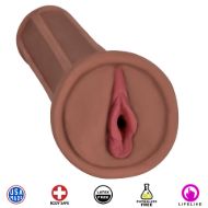 Picture of Mistress Sia BioSkin Vibrating Pussy Stroker- Brown