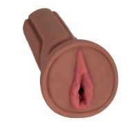 Picture of Mistress Cece BioSkin Vibrating Pussy Stroker- Brown