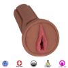 Picture of Mistress Cece BioSkin Vibrating Pussy Stroker- Brown