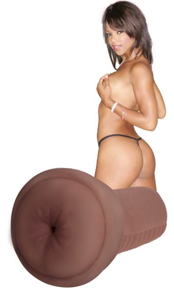 Picture of Mistress Angel BioSkin Vibrating Ass Stroker- Dark