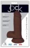 Picture of JOCK 6 Inch Dong with Balls Brown