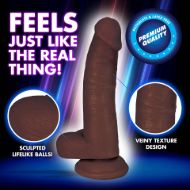 Picture of JOCK 8 Inch Dong with Balls Brown