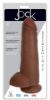 Picture of JOCK 12 Inch Dong with Balls Brown
