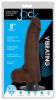 Picture of Jock Dark Vibrating Dildo with Balls - 8 Inch