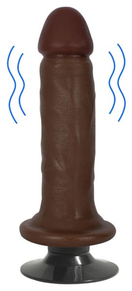 Picture of Jock Dark Vibrating Dildo - 6 Inch