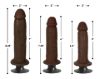 Picture of Jock Dark Vibrating Dildo - 6 Inch