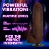 Picture of Jock Dark Vibrating Dildo with Balls - 11 Inch