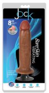 Picture of Jock Dark Bareskin Vibrating Dildo - 8 Inch