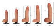 Picture of Jock Light Bareskin Vibrating Dildo with Balls - 6 Inch