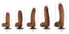 Picture of Jock Dark Bareskin Vibrating Dildo with Balls - 6 Inch