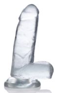 Picture of Jock C-Thru Dildo with Balls - 7 Inch