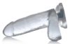 Picture of Jock C-Thru Dildo with Balls - 7 Inch