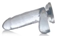 Picture of Jock C-Thru Dildo with Balls - 7 Inch