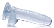 Picture of Jock C-Thru Dildo with Balls - 8 Inch