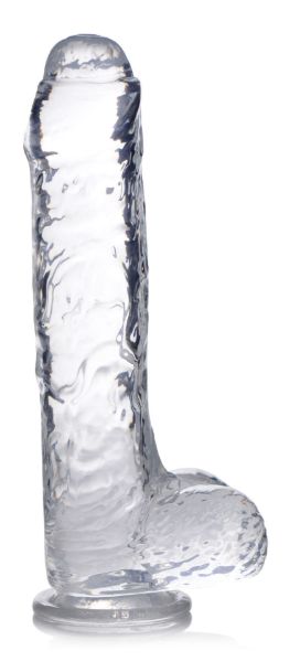 Picture of Jock C-Thru Dildo with Balls - 9 Inch
