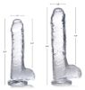 Picture of Jock C-Thru Dildo with Balls - 9 Inch