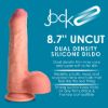 Picture of 8.7 Inch Dual Density Uncut Dildo with Balls