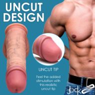 Picture of 8.75 Inch Dual Density Uncut Dildo with Balls