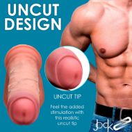 Picture of 9.8 Inch Dual Density Uncut Dildo with Balls