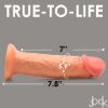Picture of 10X Real Skin 8 inch Vibrating Dildo
