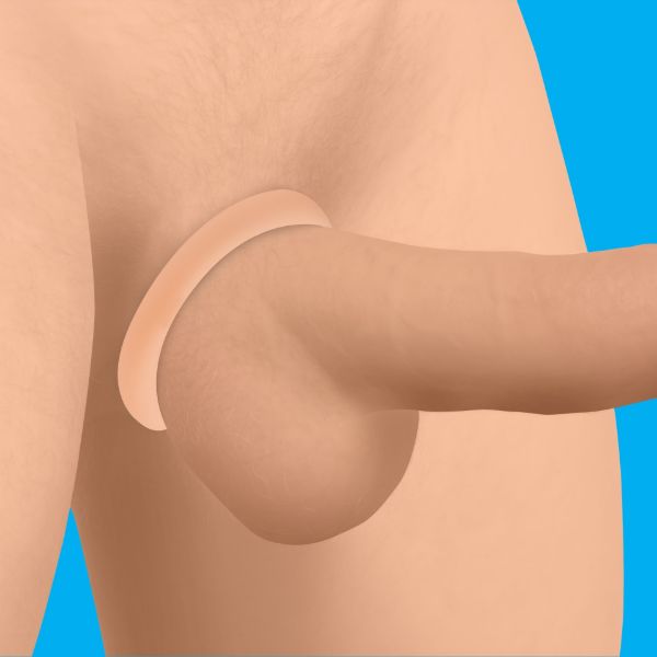 Picture of Discreet Silicone Cock Ring Set - Light