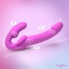Picture of Candy Crush - Purple Vibrating Strapless Strap-On w/ Remote