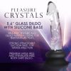 Picture of Glass Dildo with Silicone Base - 5.6 Inch