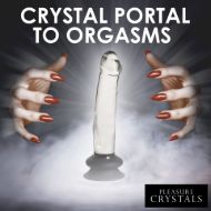 Picture of Glass Dildo with Silicone Base - 7.6 Inch