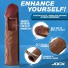 Picture of Enhancers 1.5" Silicone Penis Extension Sleeve - Dark