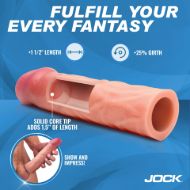 Picture of Enhancers 1.5" Silicone Penis Extension Sleeve - Light