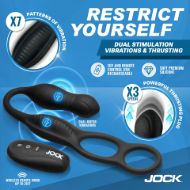 Picture of Hyper Thrusting and Vibrating Anal Plug with C-Ring
