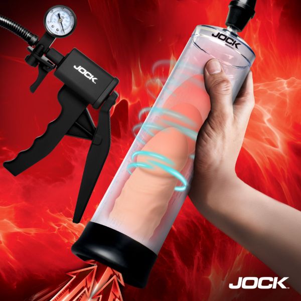 Picture of Pump Up Penis Pump with Gauge & Trigger Handle