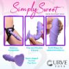 Picture of Swirl Silicone Purple Dildo