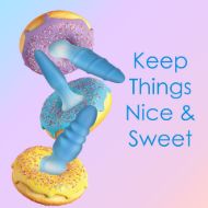 Picture of 3 Piece Silicone Butt Plug Set - Blue