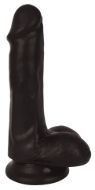 Picture of 6 Inch Slim Dildo with Balls - Black