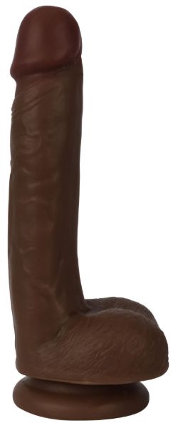 Picture of Thinz 7 Inch Slim Dildo with Balls - Dark