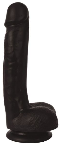 Picture of Thinz 7 Inch Slim Dildo with Balls - Black