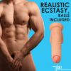 Picture of 8 Inch uncut Dildo with Balls